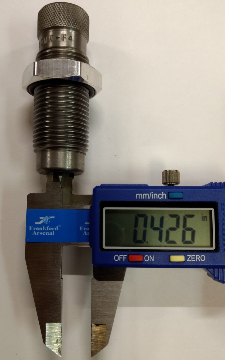 10mm, back to the Lee taper crimp